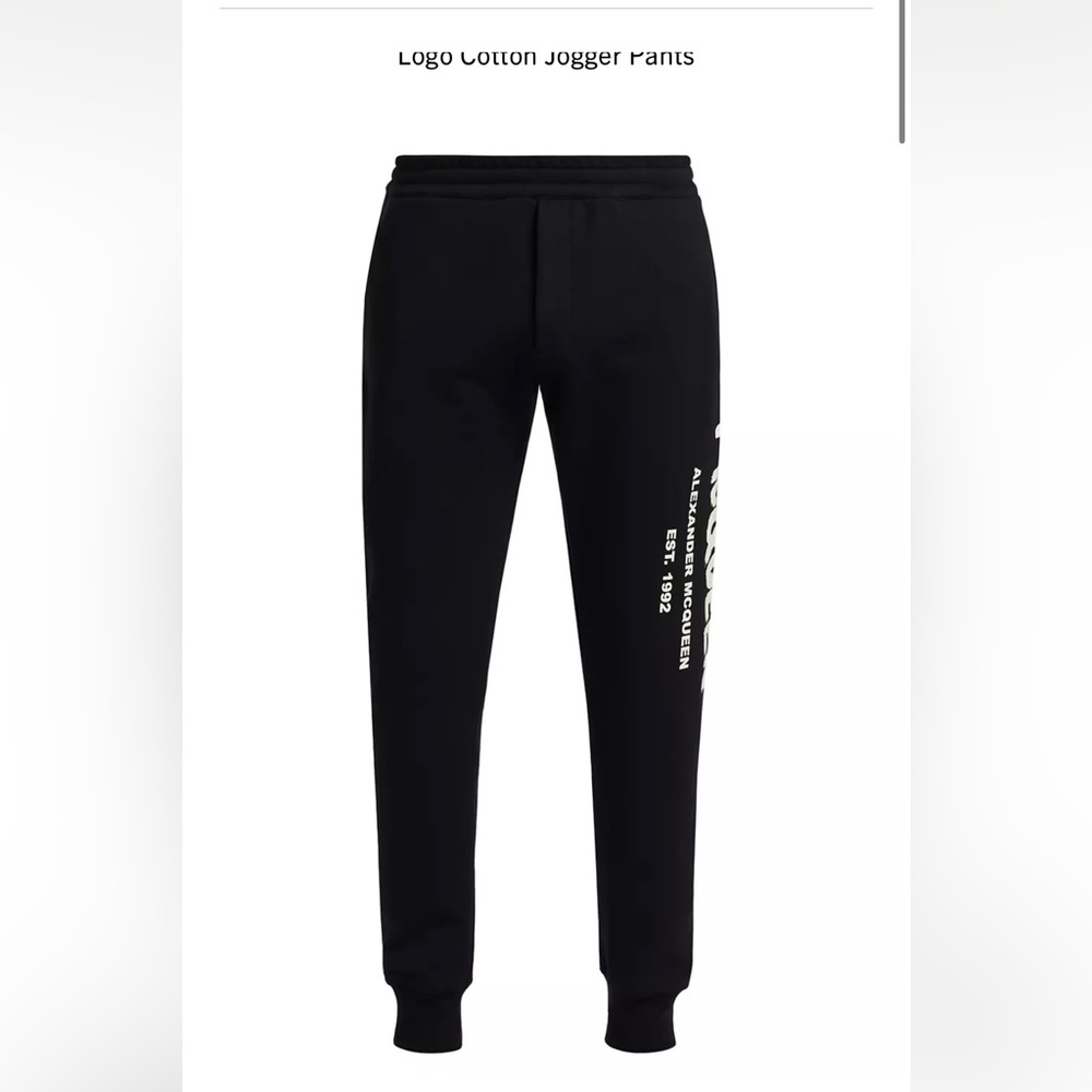 Alexander McQueen
Logo Cotton Jogger Pants